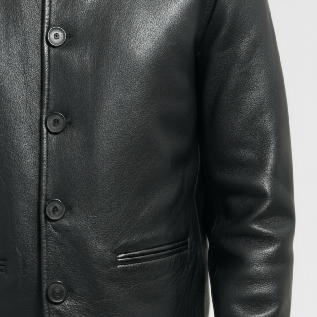 Boxy Leather Jacket