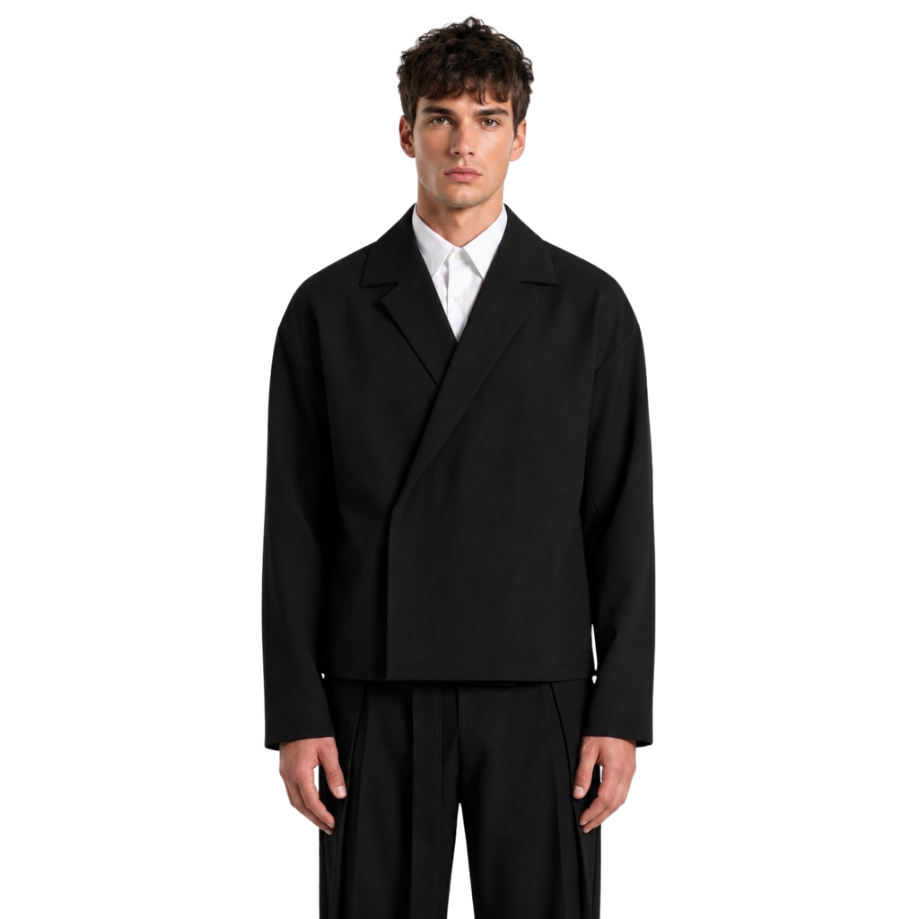 Long Sleeves Blazer - Black