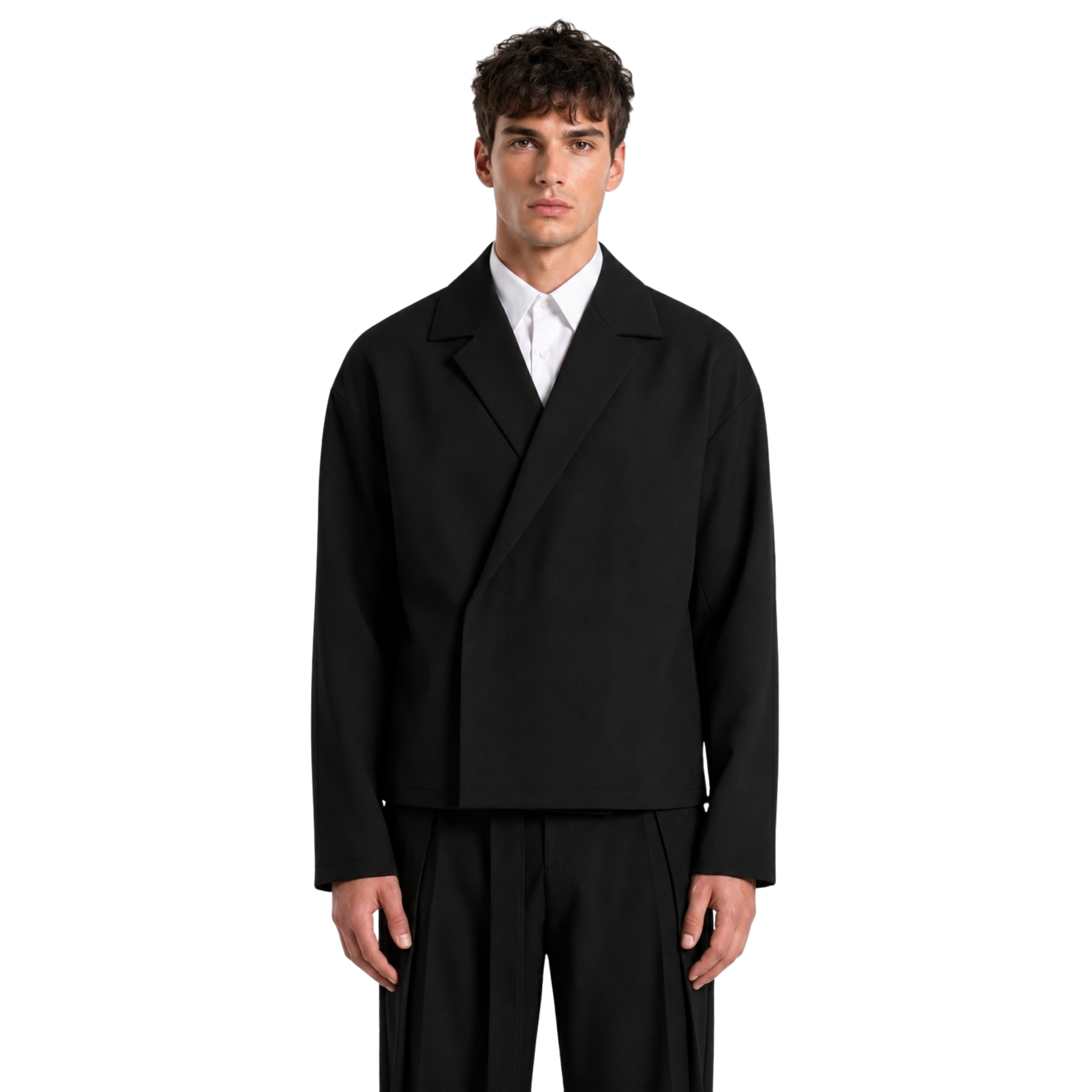 Long Sleeves Blazer - Black