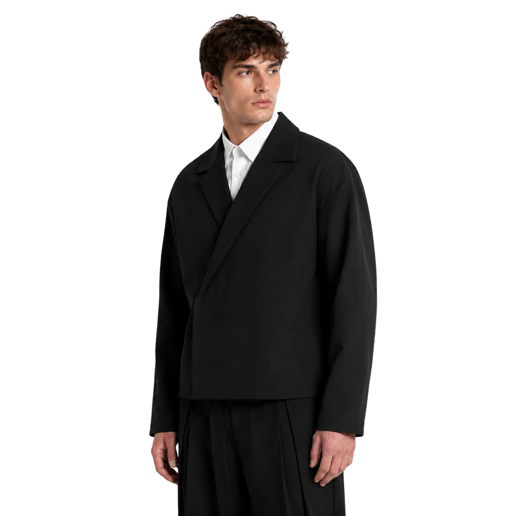 Long Sleeves Blazer - Black