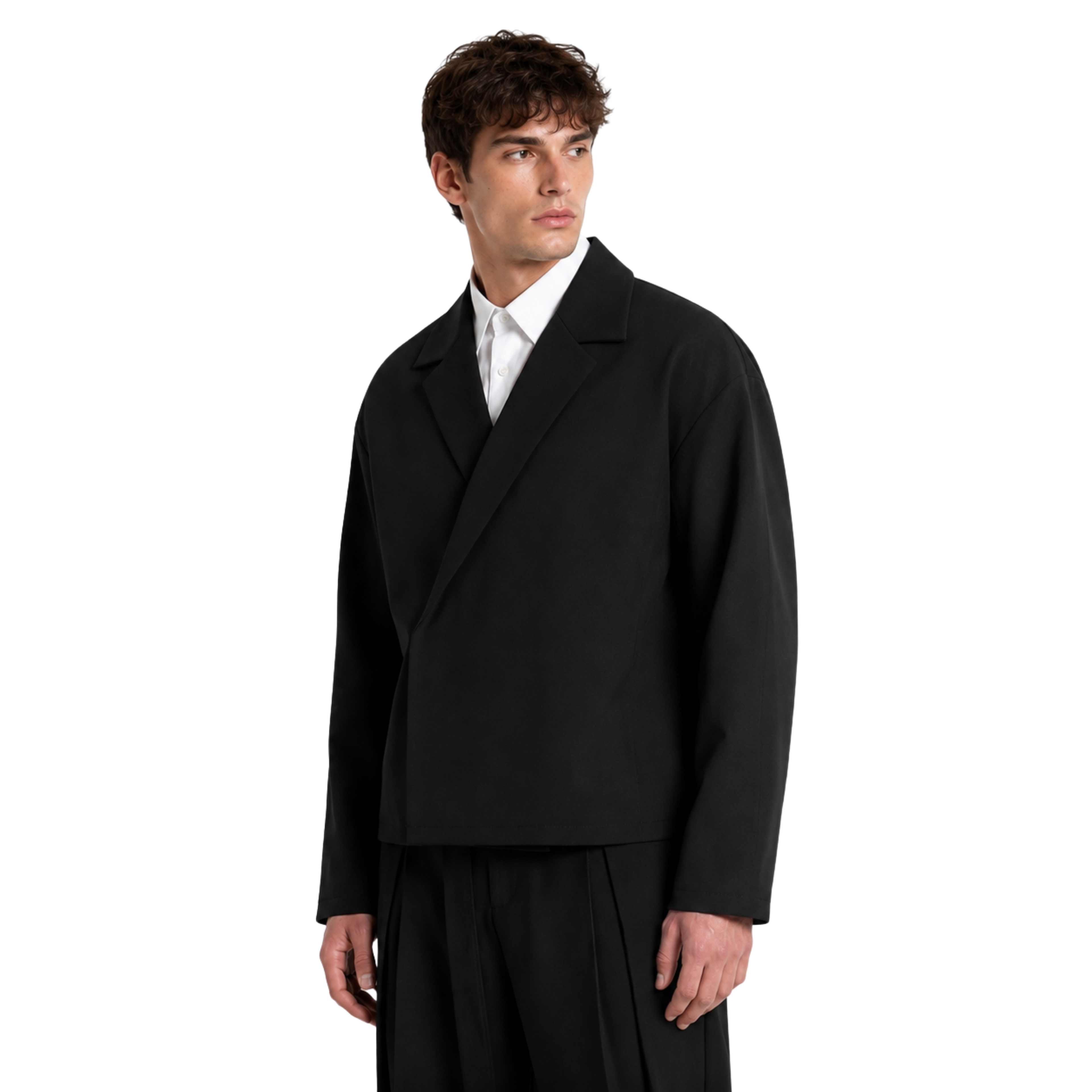 Long Sleeves Blazer - Black