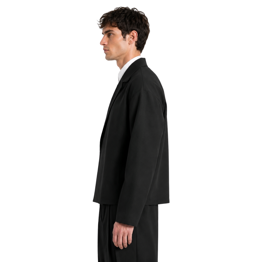 Long Sleeves Blazer - Black