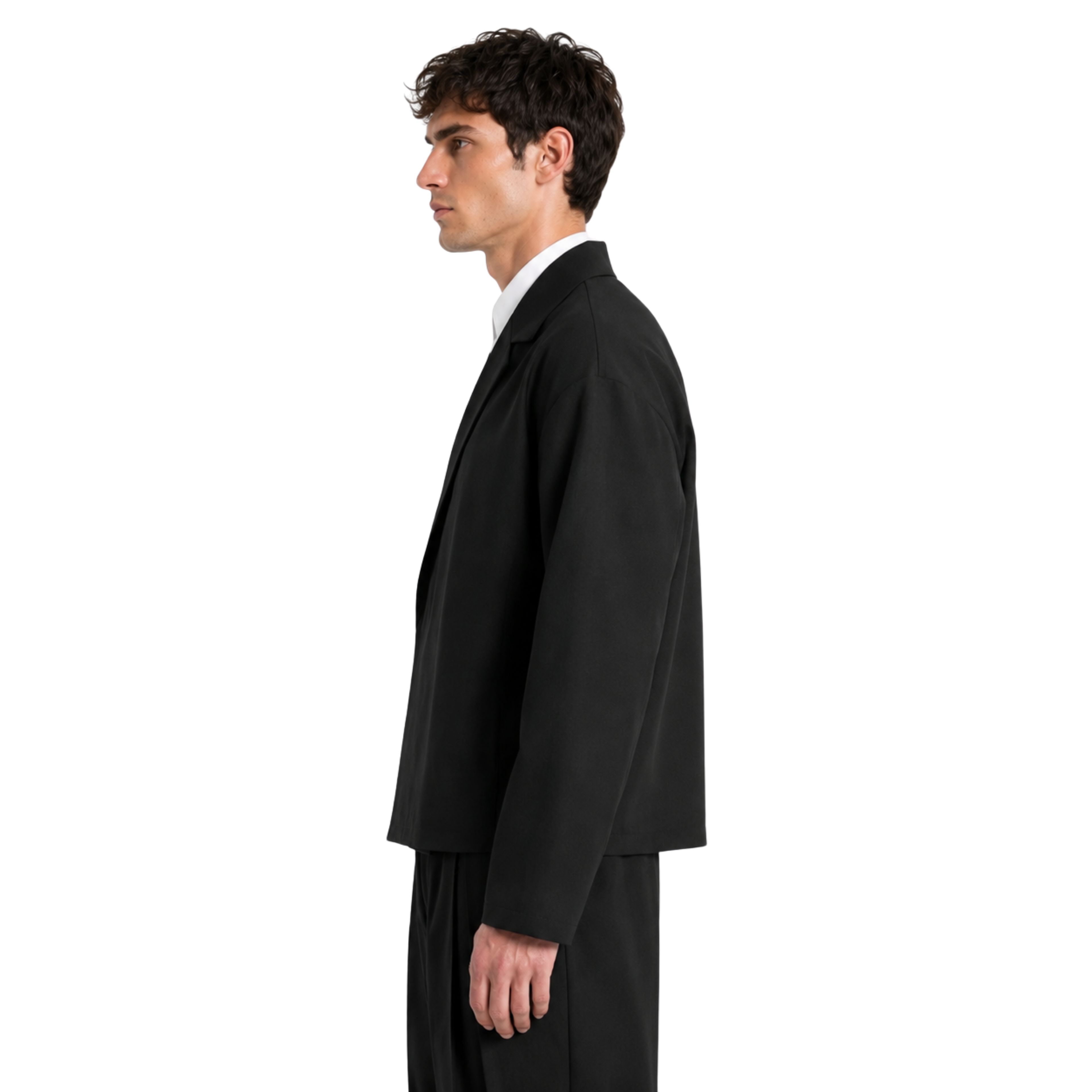 Long Sleeves Blazer - Black