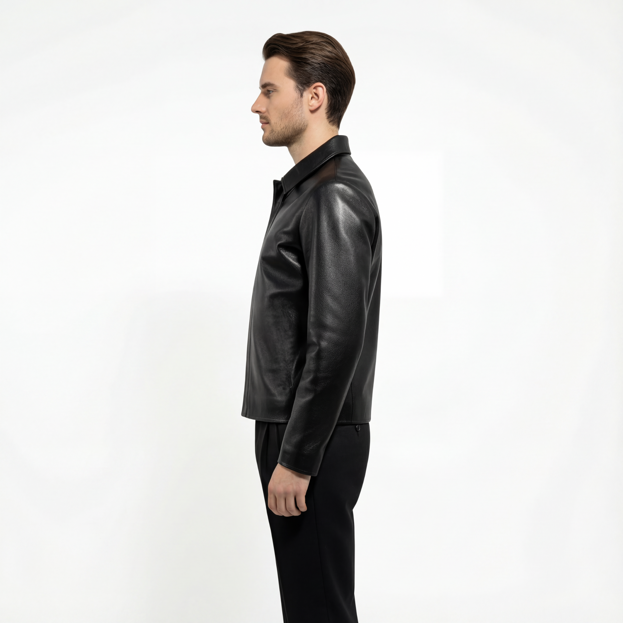 Zipper Leather Jacket