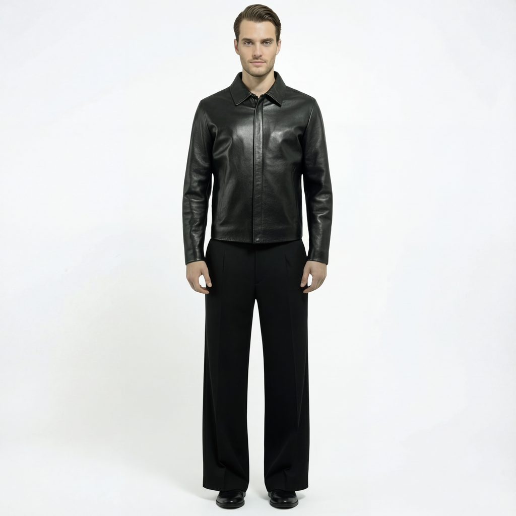 Zipper Leather Jacket