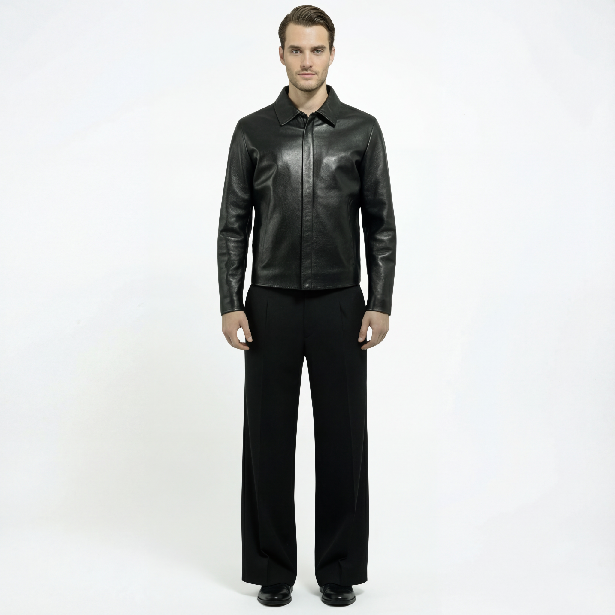 Zipper Leather Jacket