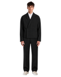 Boxy Long Sleeves Double Breasted Suit