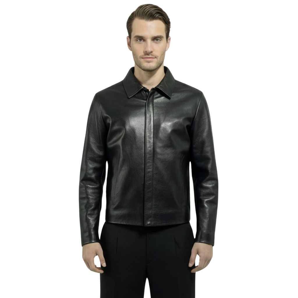 Zipper Leather Jacket